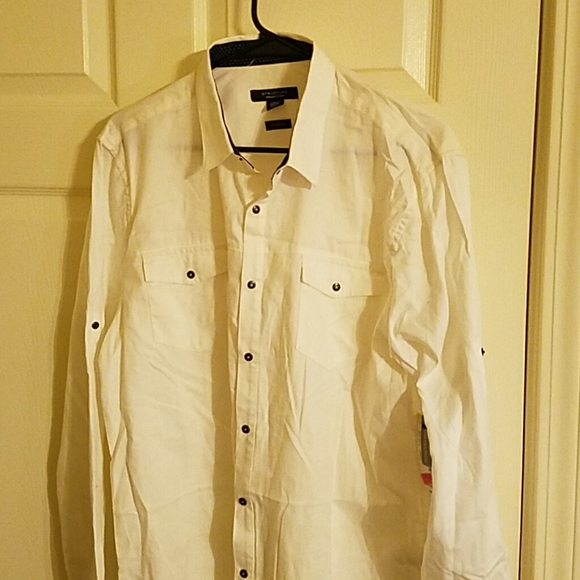 Men's Structure Button Down Dress Shirt - Picture 2 of 4